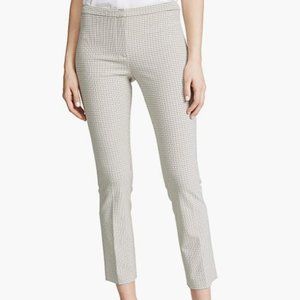 Theory Plaid Classic Skinny Pants